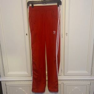 Red Adidas pants